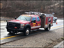 Cairo VFD Rescue 20 on US50 during a incident.